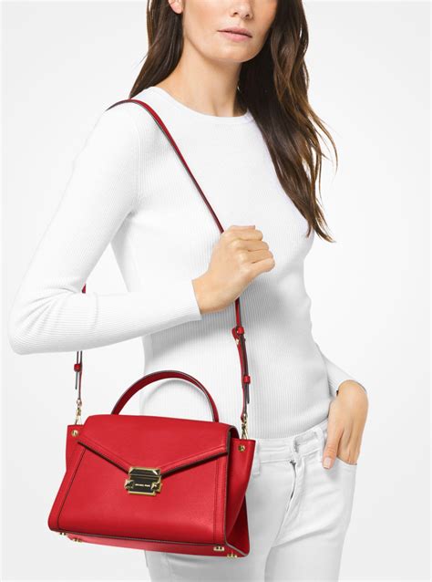 michael kors whitney red|michael kors handbags medium tote.